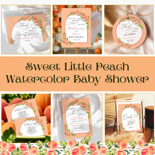 Serviette En Papier Naples d'aquarelle Little Peach