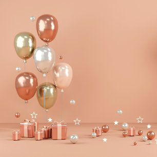Dessous-de-verre Tons des ballons roses 40e