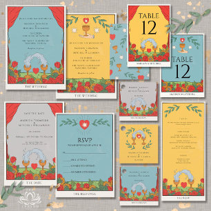 Save The Date Deck de Tarot Vintage Divination Mariage Mystique 