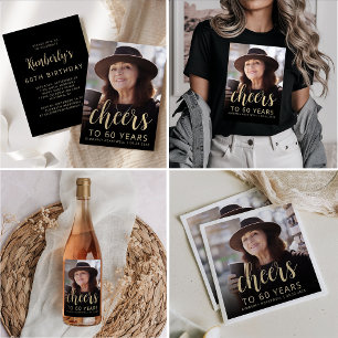 60e verjaardag Party Foto Proost Servet