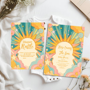 Serviette En Papier Le Soleil Ici Venez Le Baby shower Son