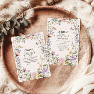 Elegant Wildflower Meadow Baby shower Servet