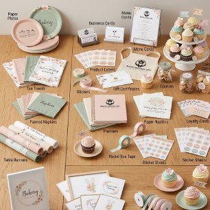 Carte De Visite Cake Maker Cookies Mariage Anniversaire Boulangeri