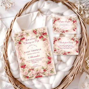 Kersentuin Baby Shower Servet
