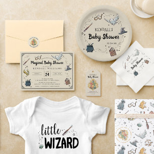 Invitation Harry Potter   MERCI BABY SHOWER