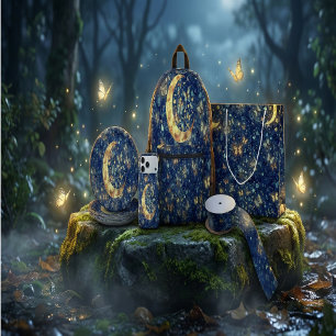 Ruban En Satin Lueur Lunaire Bleu Minuit