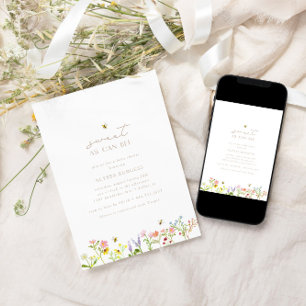 Invitation Le Baby shower Minimal Moderne, Aussi Sucré Que Po