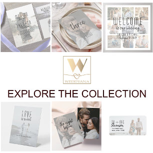 Bannière À Fanions Collage de photos Mariage personnalisé