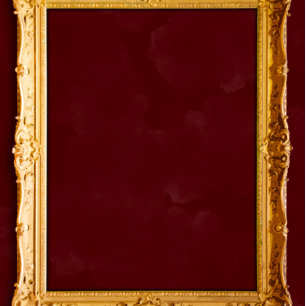 Invitation Bourgogne de luxe et Mariage royal d'or