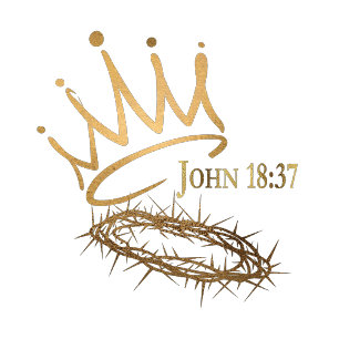 Coussin ROI JESUS Élégant Mahogany Noël chrétien
