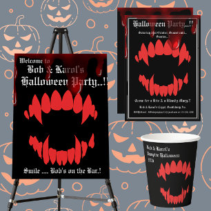 Invitation Soirée Halloween Les Vampires Mordent