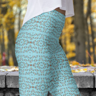 Leggings Motif Hélix gris chic