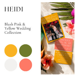 Minimale vibrant roze details en RSVP online QR-co Informatiekaartje