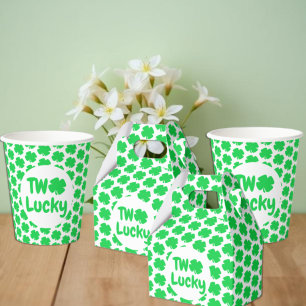 Invitation Deux Lucky St Patrick's Day 2e anniversaire