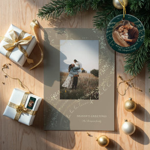 Étiquette Fa La Magique Noël Carol Photo Green