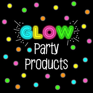 Neon Glow dans l'obscurité Invitation de la fête d