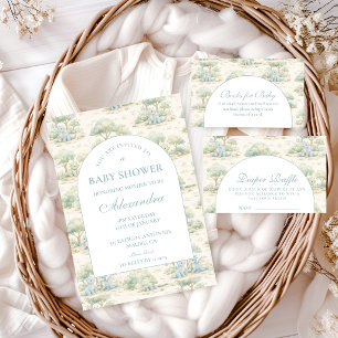 Serviette En Papier Fête Prénatale Bébé Dinosaure de Conte de Fées