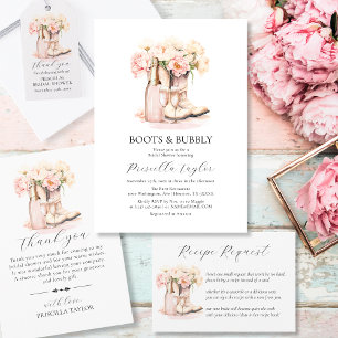 MERCI FÊTE DES MARIÉES Bottes de fille rose