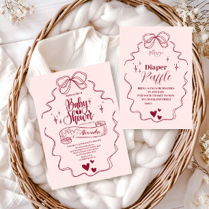 Carte D'accompagnement Joli Doodle Hand Draw Books for Baby