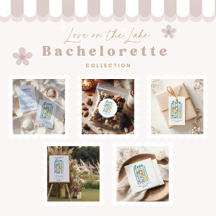 Serviette En Papier Amour sur le lac Bachelorette Getaway