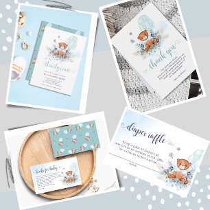 Carte D'accompagnement Teddy Bear Boy Baby shower Livres Pour Baby