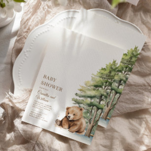 Serviette En Papier Adventure Await Woodland Teddy Bear
