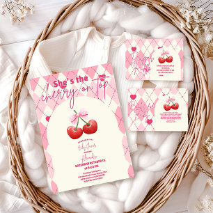Serviette En Papier C'est la cerise sur le Baby shower supérieur