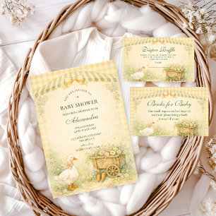 Serviette En Papier Fête Prénatale du Petit Canard Livre d'Histoires A