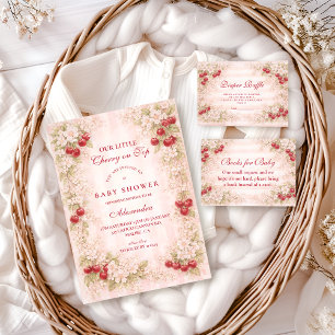 Carte D'accompagnement Tirage au sort de couches Jardin de Cerises Douces