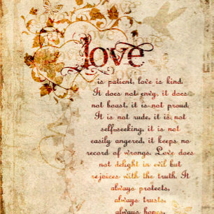 Invitation KRW 1 Corinthians 13 L'amour est l'invitation du p