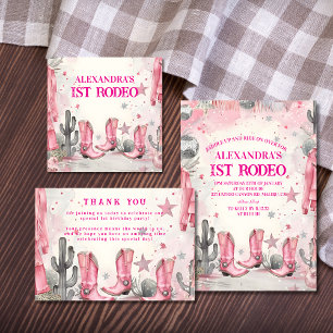 Serviette En Papier Anniversaire du 1er Rodéo de Wild West