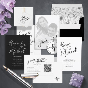 Sticker Rond Love Calligraphy Initiales Laver Coeur Noir ID940
