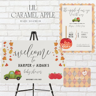 Pomme Caramel - Carte de remerciements Baby shower