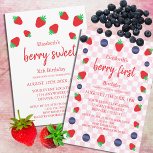 Invitation Berry Sweet Anniversaire