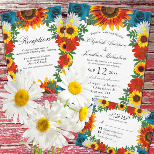 Invitation Jardin Mariage Floral été