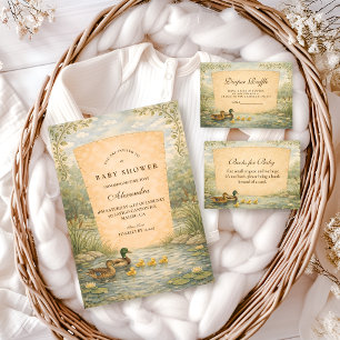 Invitation Fête de Bébé de l'Étang aux Canetons