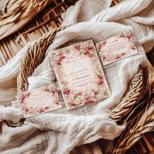 Serviette En Papier Jardin de Cerises sur le Thème Romantique pour une