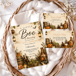 Invitation Une élégante petite fée prépare une baby shower de