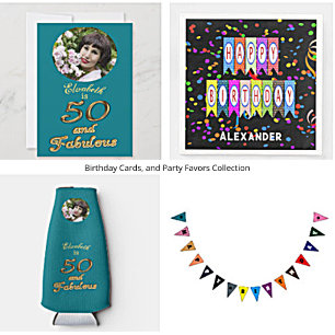 Invitation Balise orange 1er anniversaire sur la porte verte