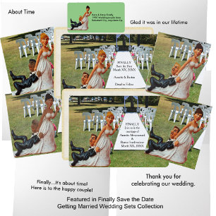 Invitation Enfin Obtenir Wed Funny Interracial Couple Card