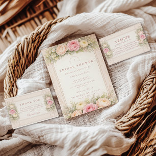 Blozende Ranunculus En Rozen Tuin Bruids Bruiloftf Servet