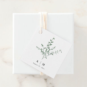 Invitation Feuille de la branche d'arbre simple Mariage botan