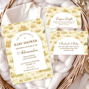 Invitation Baby Shower Jungle Safari Mignon