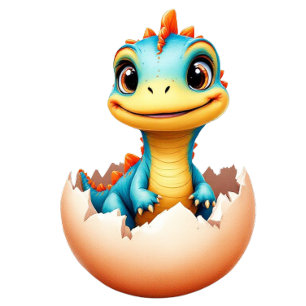 Invitation Dinosaure à partir d'Oeuf