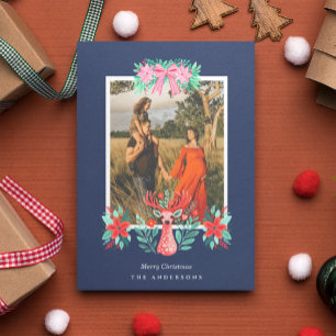 Mug Noël Reindeer Floral Vacances