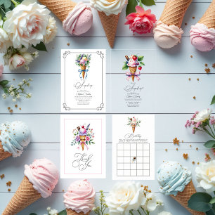 Invitations En Acrylique "Elle a été emportée !" Fête des mariées de crème 