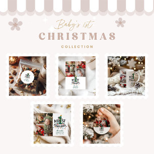 Cartes Pour Fêtes Annuelles 7 Photo Feux d'arbre de Noël Premier Noël