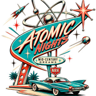 Nuits Atomiques Rêves de milieu de siècle T-shirt 