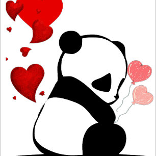 Ballotins panda en rose
