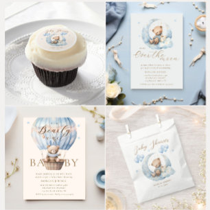 Invitation Baby shower d'attente de l'ours en peluche